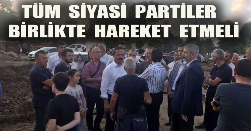 İyi Parti Afet Bölgesinde İncelemelerde Bulundu