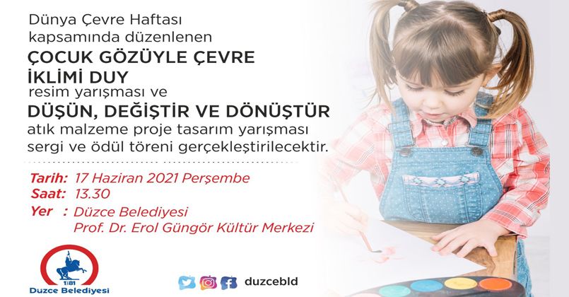 Çocukların eserleri görücüye çıkıyor