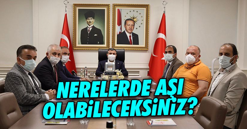 Düzce’de aşı noktaları belirlendi