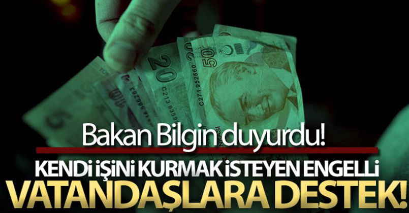 Kendi işini kurmak isteyen engelli vatandaşlara destek!