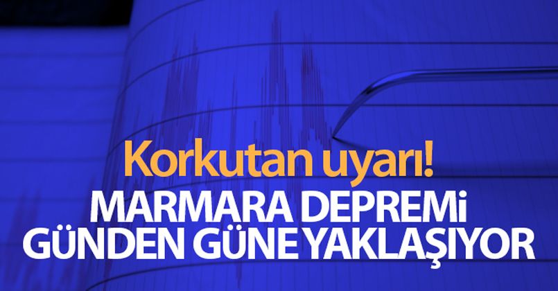 Marmara Depremi günden güne yaklaşıyor