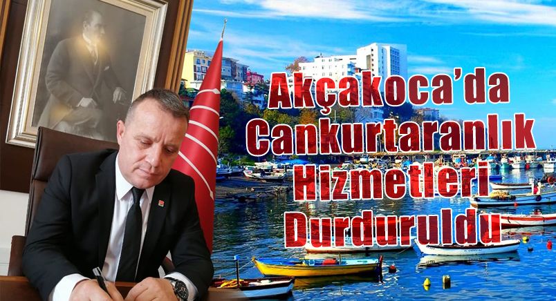 Akçakoca’da Cankurtaranlık Hizmetleri Durduruldu