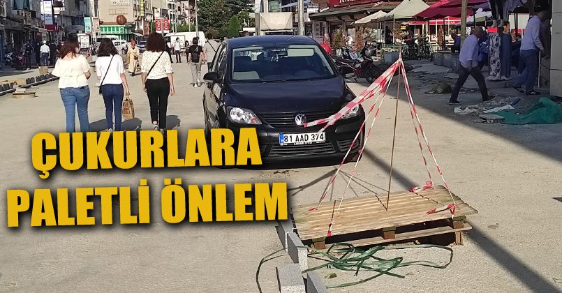 Çukurlara Paletli Önlem