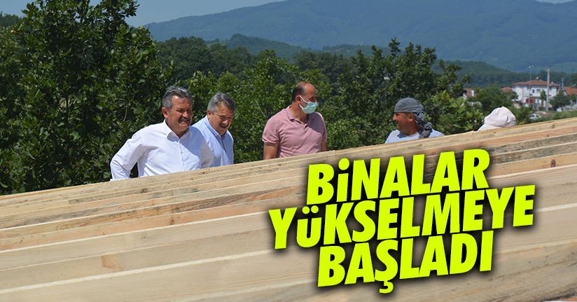 Cumayeri’nde Millet Bahçesi yapım çalışmaları devam ediyor