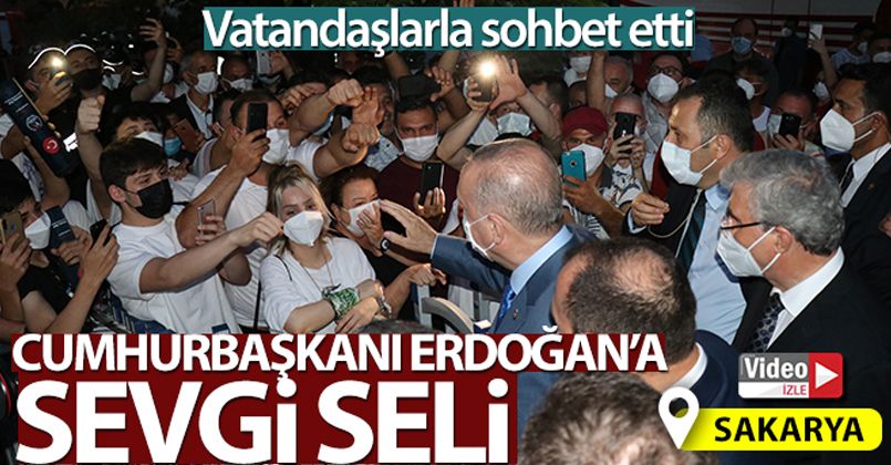 Cumhurbaşkanı Erdoğan'a sevgi seli