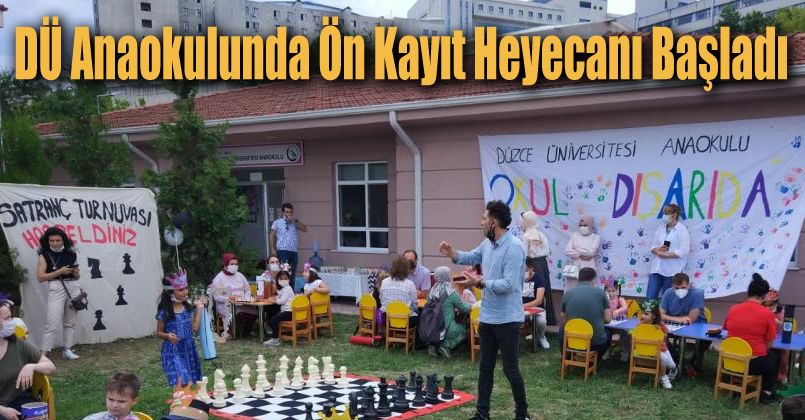 Düzce Üniversitesi anaokulunda ön kayıt heyecanı başladı