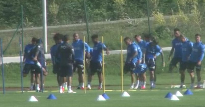 Fenerbahçe, yeni sezon hazırlıklarına Topuk Yaylası'nda devam ediyor