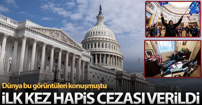 ABD'deki Kongre baskını davasında ilk hapis cezası