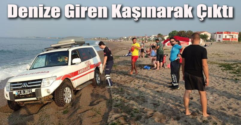 Denize giren kaşınarak çıktı