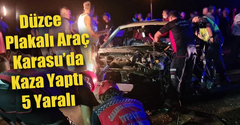 Kontrolden çıkarak karşı şeride geçen araç dehşet saçtı: 1’i çocuk 5 yaralı