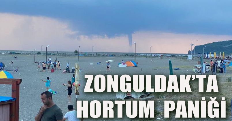 Zonguldak’ta hortum paniği