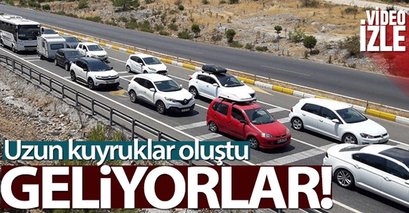 Tatilcilerin dönüş çilesi başladı