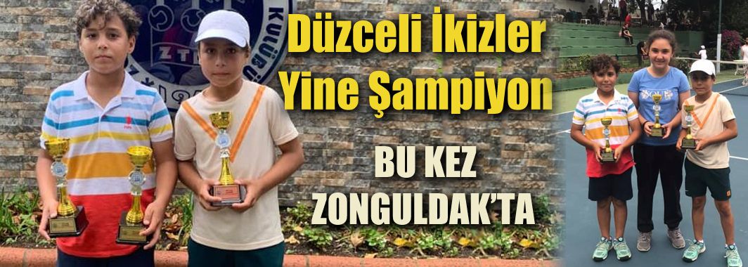 Düzceli İkizler Yine Şampiyon