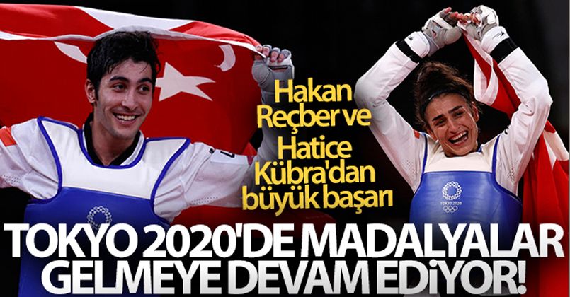 Tokyo 2020'de madalyalar gelmeye devam ediyor!