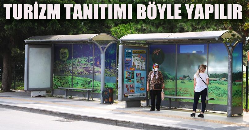 Sakarya BŞB Şehirdeki Otobüs Duraklarına Doğal Güzellikleri İşledi