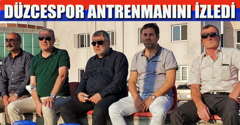 Atanur Aksoy'dan Düzcespor'a ziyaret 