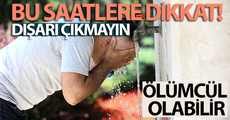 Acil Tıp Ana Bilim Dalı Başkanı Dr. Sayhan: 'Bu saatlerde dışarı çıkmayın, ölümcül olabilir'