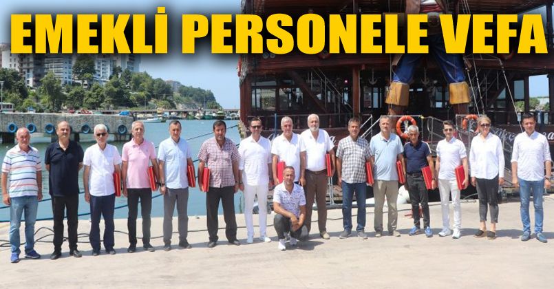 Başkan Yanmaz’dan emekli personele vefa