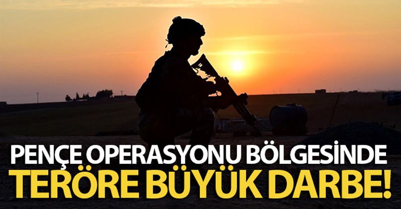 Pençe operasyonu bölgesinde teröre büyük darbe!