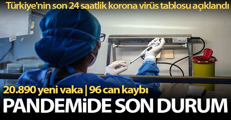 1 Ağustos 2021 Korona Virüs Tablosu