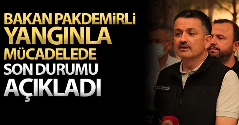  Bakan Pakdemirli Açıkladı