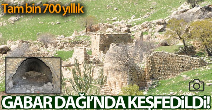 Şırnak Gabar Dağında bin 700 yıllık manastır keşfedildi