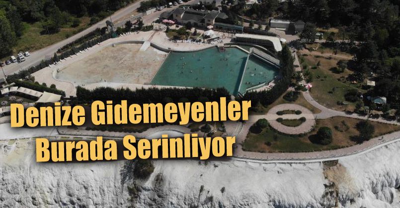 Denize gidemeyenler ‘Bolu’nun Pamukkalesi’ Akkayalar’da serinliyor