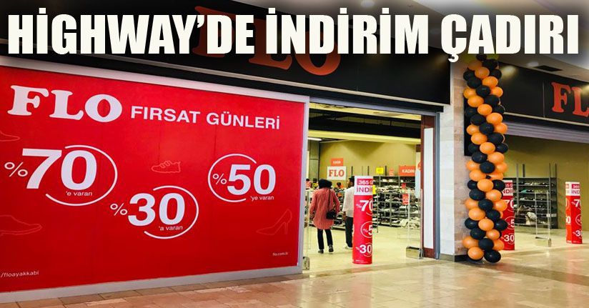 Highway Outlet'de Yüzde 70 İndirimler