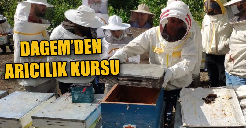 Arıcılık kursunun eğitimleri başarıyla tamamlandı