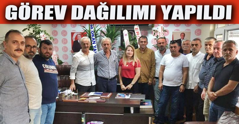 Akçakoca MHP'de Görev Dağılımı Yapıldı