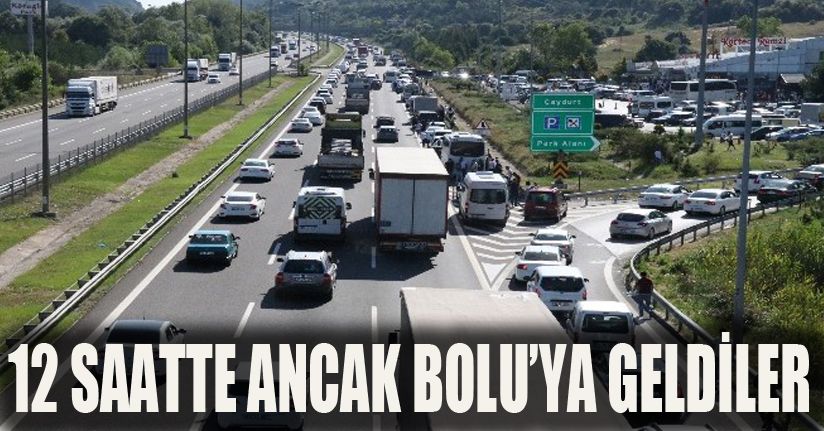 Bayram trafiğine takılan tatilciler dinlenme tesislerine akın etti