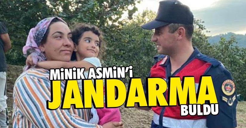 Kaybolan minik kızı jandarma buldu