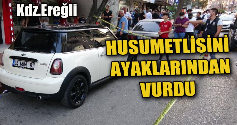 Ereğli'de bir kişi silahla yaralandı