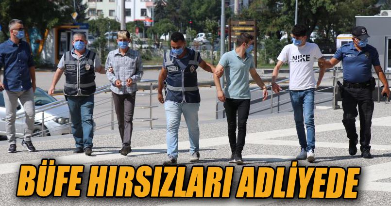 Bolu’da, 2 büfeyi soyan 3 kişi adliyeye sevk edildi