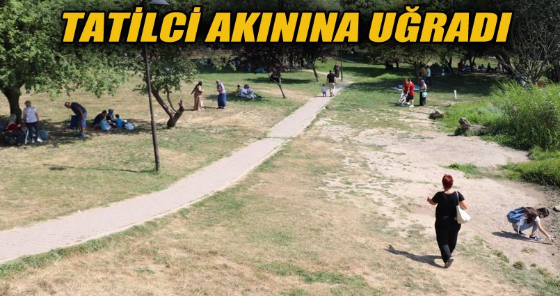 Gölcük Tabiat Parkı hafta sonunda tatilci akınına uğradı