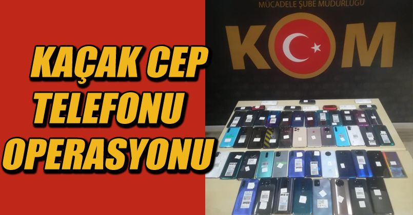 Kaçak cep telefonu satan işyerlerine operasyon: 3 gözaltı