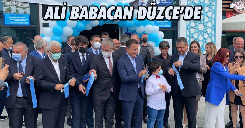 Ali Babacan Düzce'de