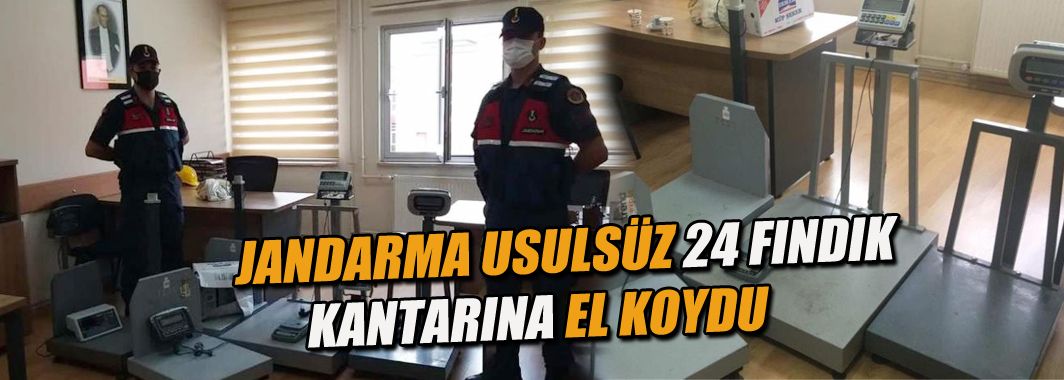 Usulsüz Fındık Tartılara El Konuldu