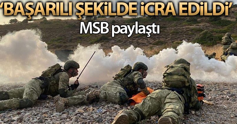 MSB:  Başarılı Şekilde İcra Edildi