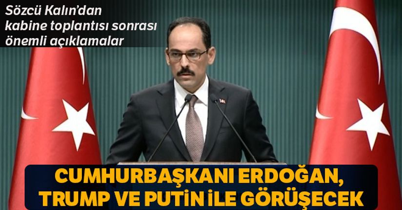 Cumhurbaşkanlığı Sözcüsü Kalın: 'Türkiye, 3 terör örgütüyle aynı anda mücadele etmeye devam ediyor'