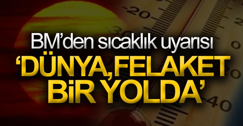 BM'den sıcaklık uyarısı: 'Dünya, felaket bir yolda'