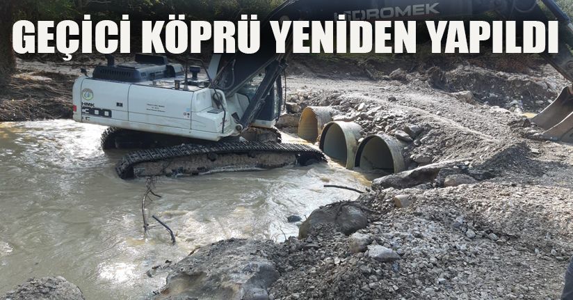 Çay Köprüsü Geçişi Yeniden Açıldı