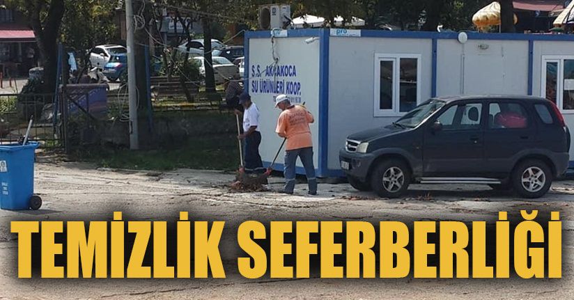 Akçakoca Belediyesinde Temizlik Seferberliği