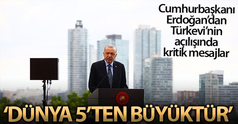 Cumhurbaşkanı Erdoğan, New York'un merkezindeki Türkevi'ni açtı