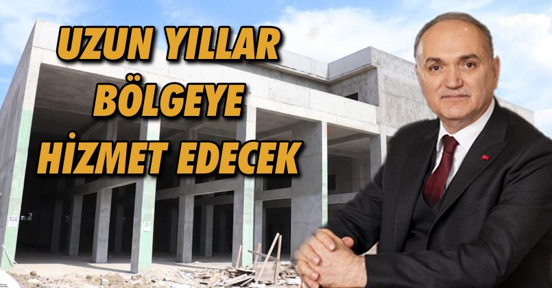 Modern itfaiye binasında çalışmalar sürüyor