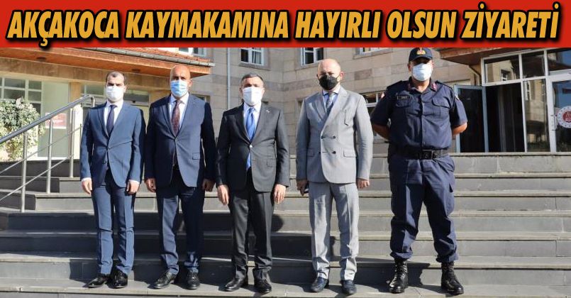 Akçakoca Kaymakamına Hayırlı Olsun Ziyareti