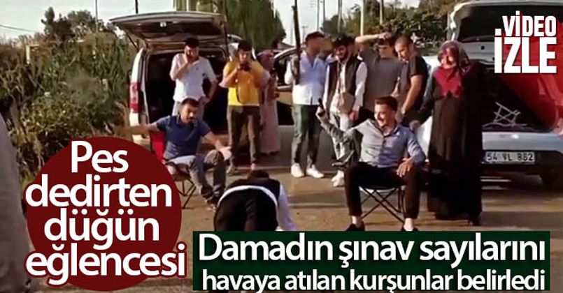 Bu kadarına da pes dedirten düğün eğlencesi