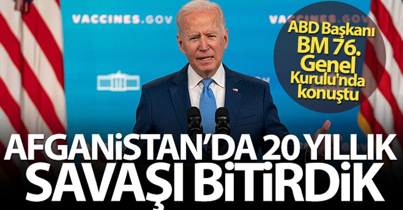 ABD Başkanı Joe Biden'dan Afganistan açıklaması!