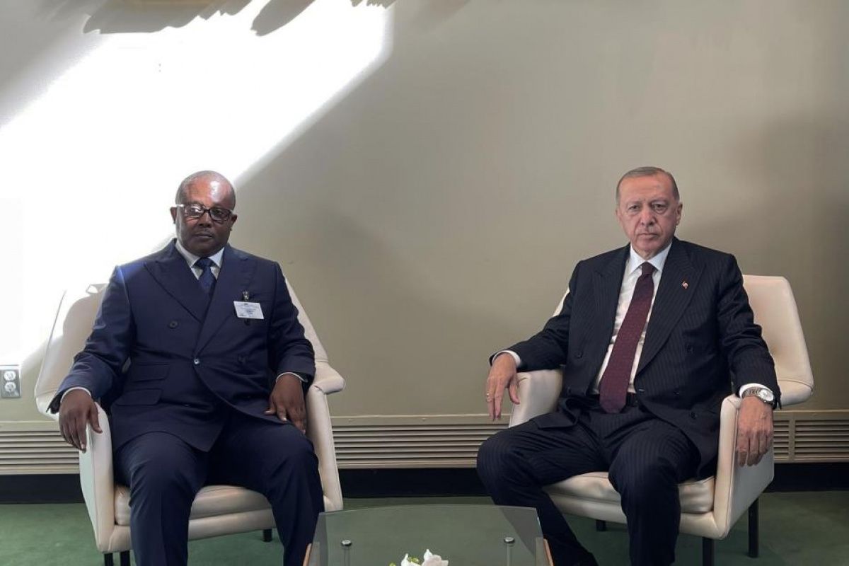 Cumhurbaşkanı Erdoğan, Gine Cumhurbaşkanı ile bir araya geldi