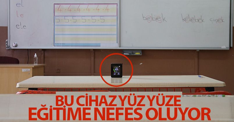 Bu cihaz yüz yüze eğitime nefes oluyor